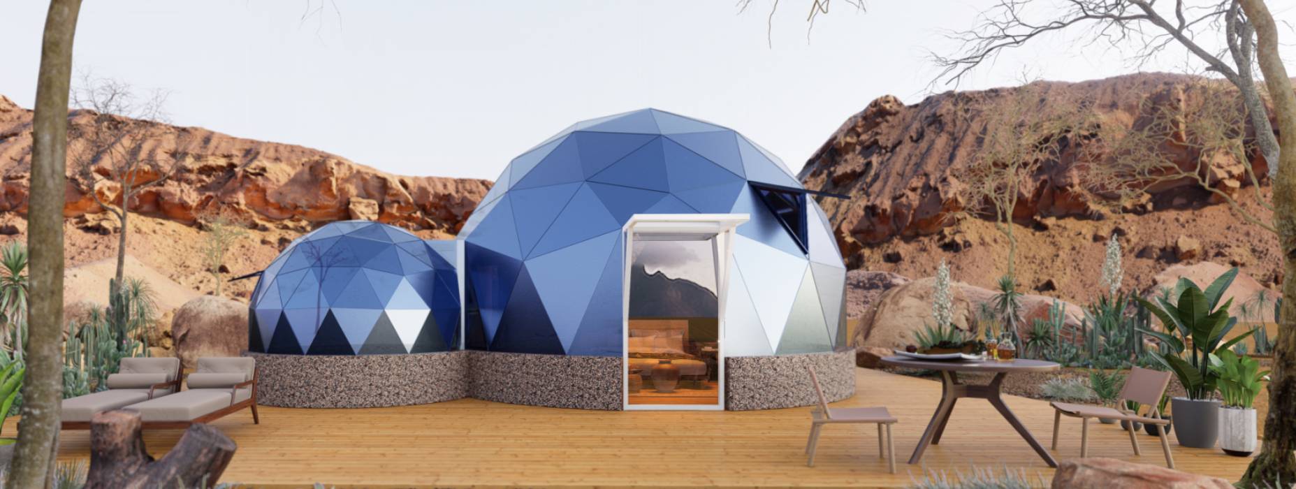 金明区球形智能光伏玻璃星空房